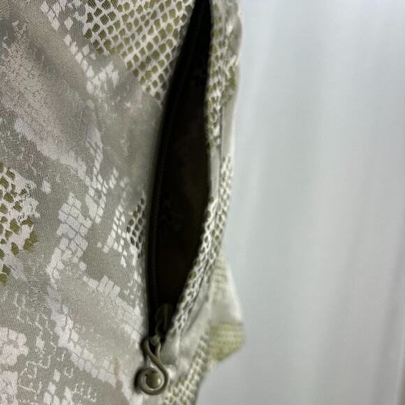 Samuel Dong Reptile Print Cropped Jacket Sz L - Picture 6 of 8